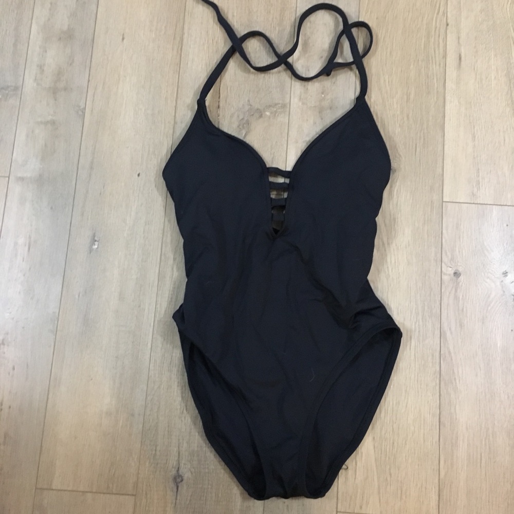 Caged Strap One Piece Swimsuit